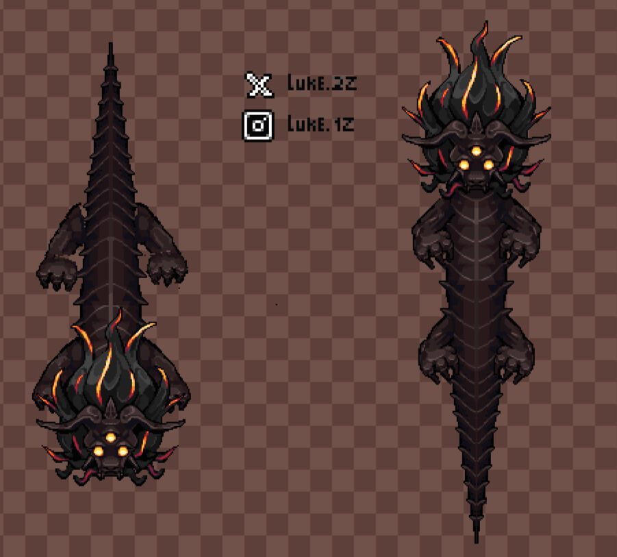 Giant lizard